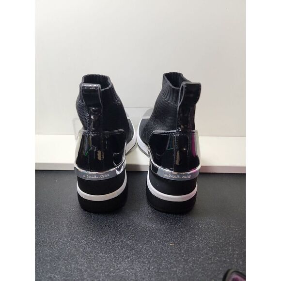 MICHAEL Michael Kors Skyler Wedge Bootie Sock Sneakers Size 6.5 - Picture 3 of 8